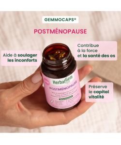 Gemmocaps Postménopause - 30 capsules BIO, 30 capsules